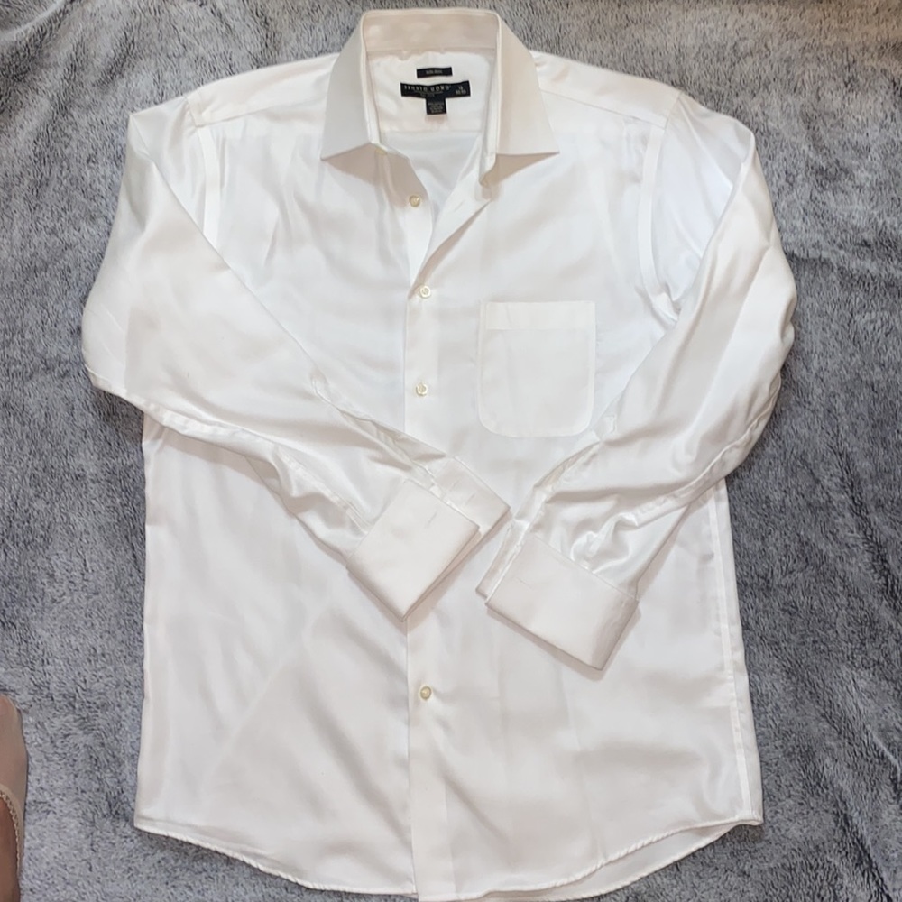 Pronto Uomo White Dress Shirt - Picture 3 of 5